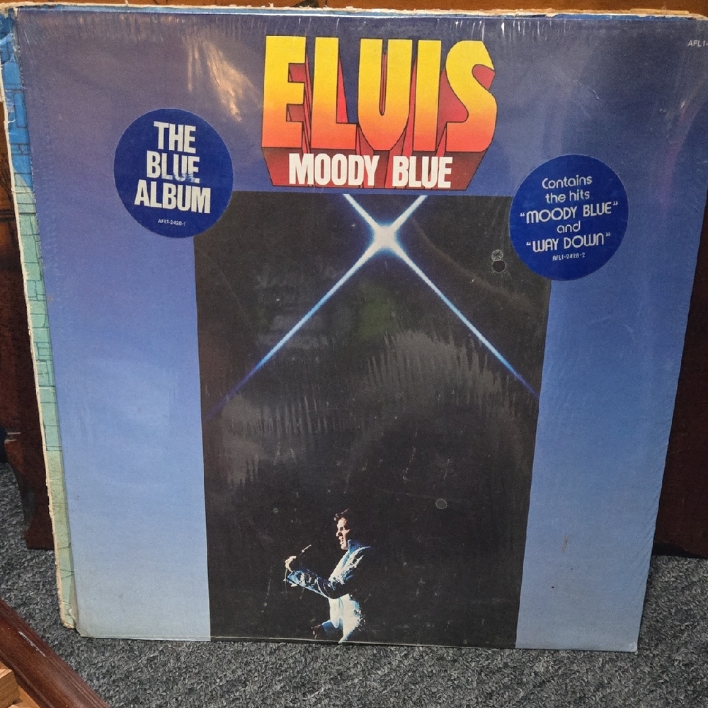 Elvis Moody Blue Vinyl Record Sealed